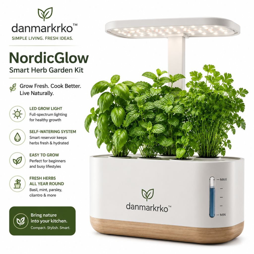 danmarkrko™ NordicGlow Smart Herb Garden Kit