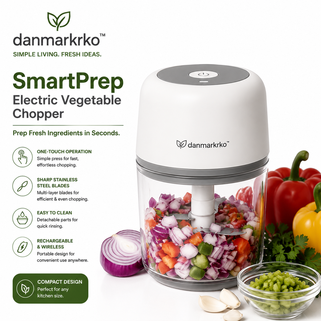 danmarkrko™ SmartPrep Electric Vegetable Chopper