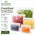 danmarkrko™ FreshSeal Reusable Silicone Food Storage Bags